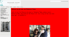 Desktop Screenshot of madametatou.com