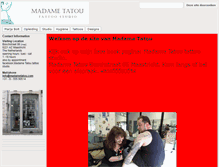 Tablet Screenshot of madametatou.com
